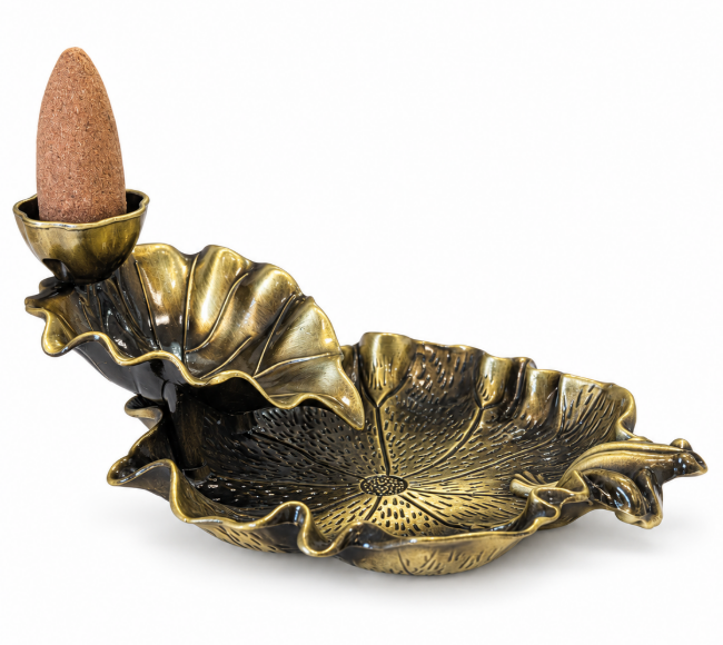 incense at Backflow Metal Frog 12 cm