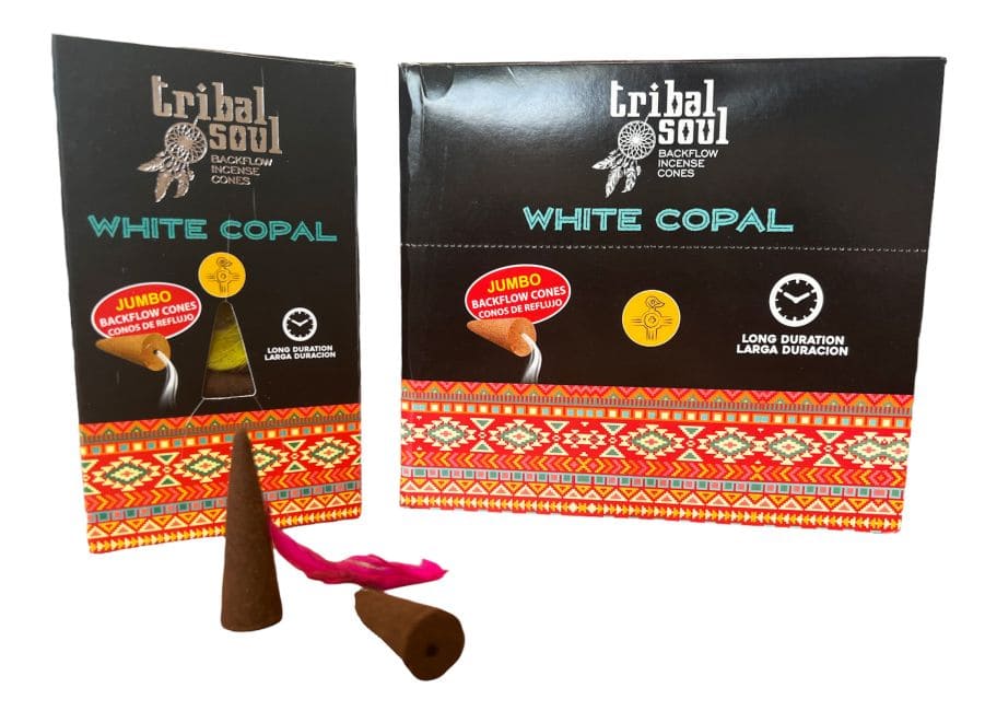 incense at Tribal Soul Backflow Incense - White Copal