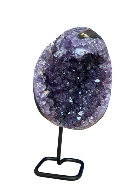 Peru AA amethyst geode on base 1.63 kg