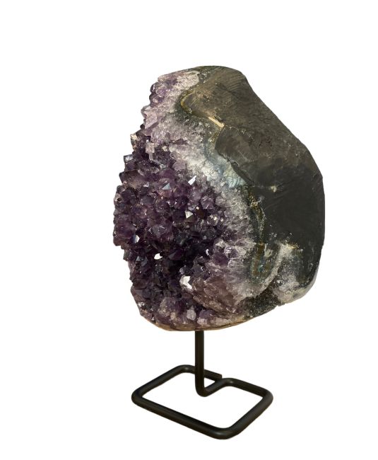 Peru AA amethyst geode on base 3.43 kg