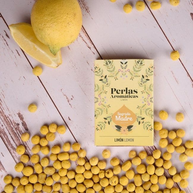 40 Pearls with lemon essential oils