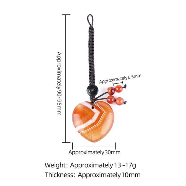 incense at Natural Green Aventurine Heart Bag Charm|gb