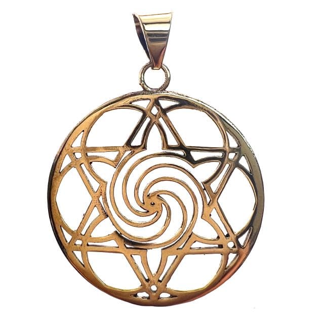 incense at Bronze Star Pendant 3.5cm