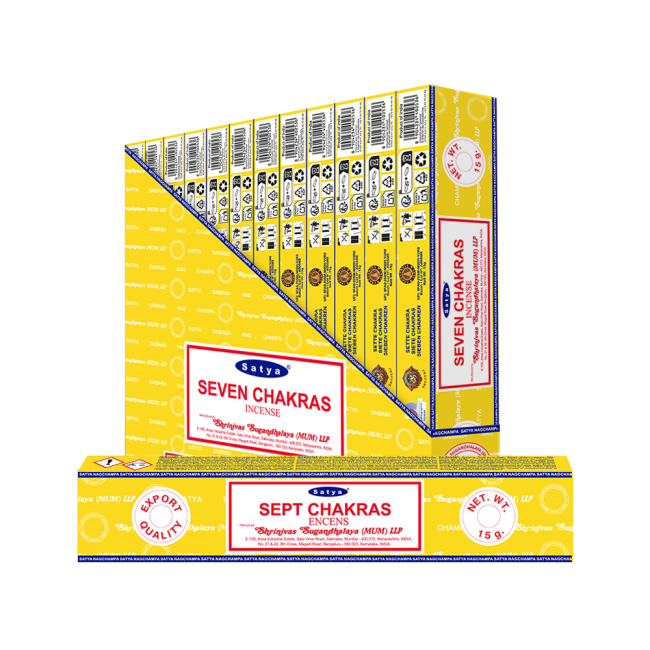 Satya Seven Chakra Incense 15g