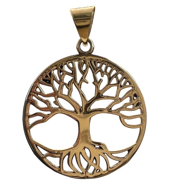 Tree of Life Bronze Pendant 3.5cm