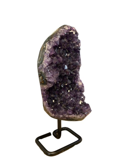 Peru AA amethyst geode on base 1.53 kg