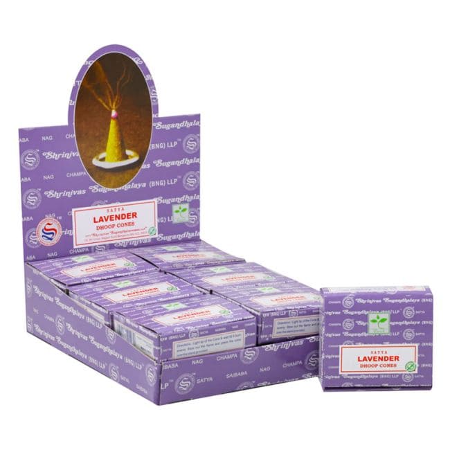 Lavender satya incense cones