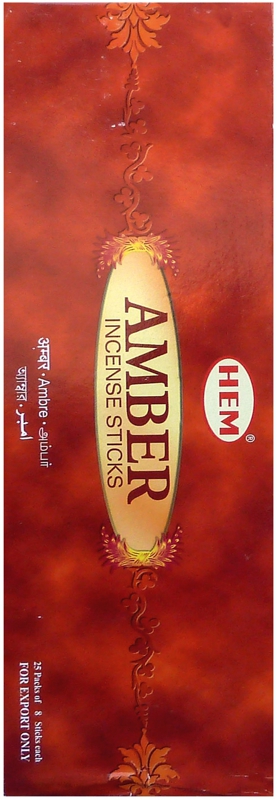 Amber Hem Incense Hexa 20g
