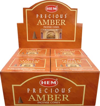 hem incense precious amber cones