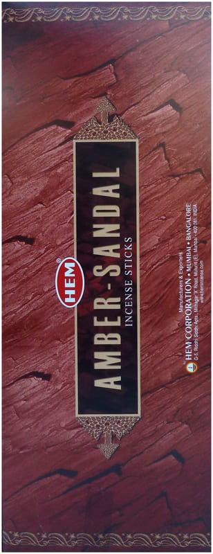 incense at Amber Sandal Hem Incense Hexa 20g