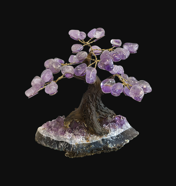 Amethyst A Tree of Life on Geode