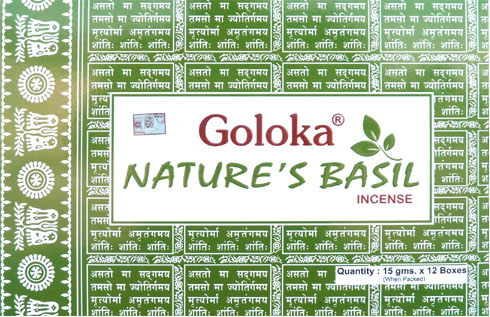 Incense goloka nature's basil masala 15g