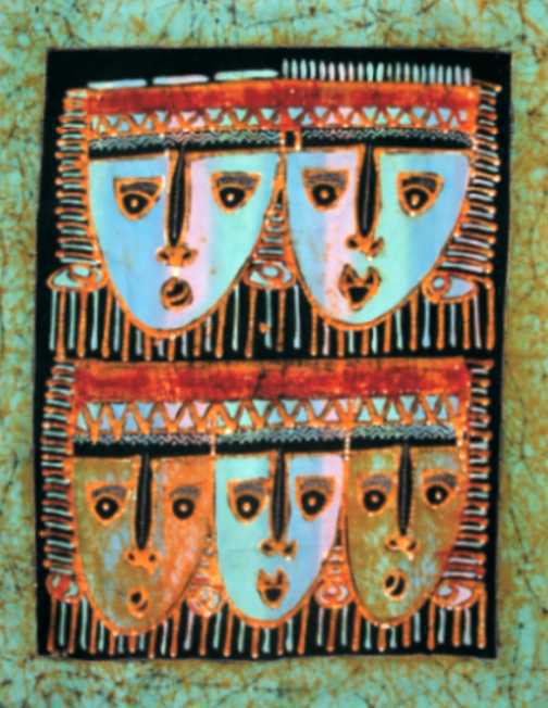 Mask batik 70x90 cm