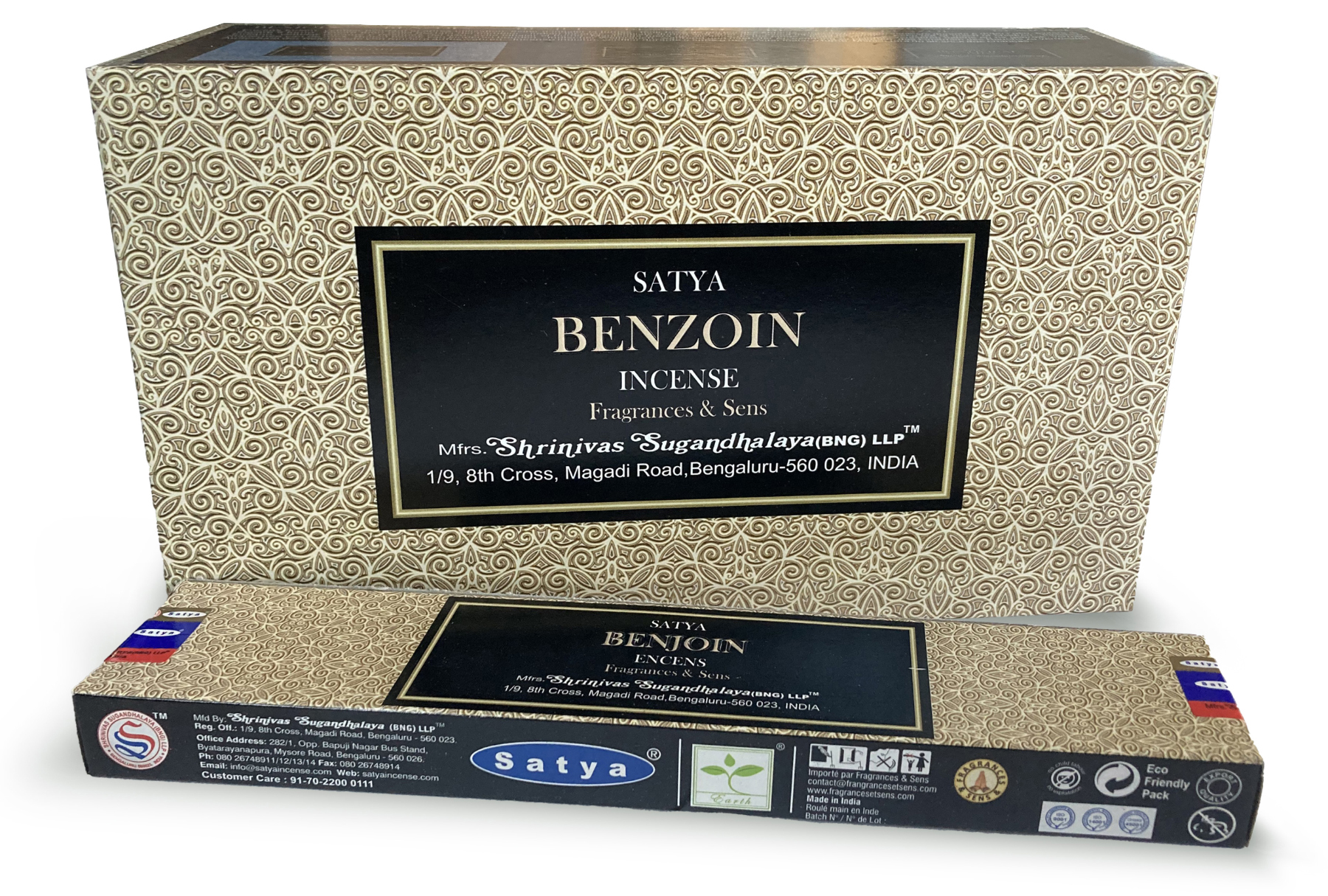 Benzoin Satya Fragrances & Sens incense 15g
