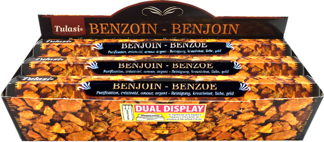 Incense tulasi sarathi benzoin hex 20g