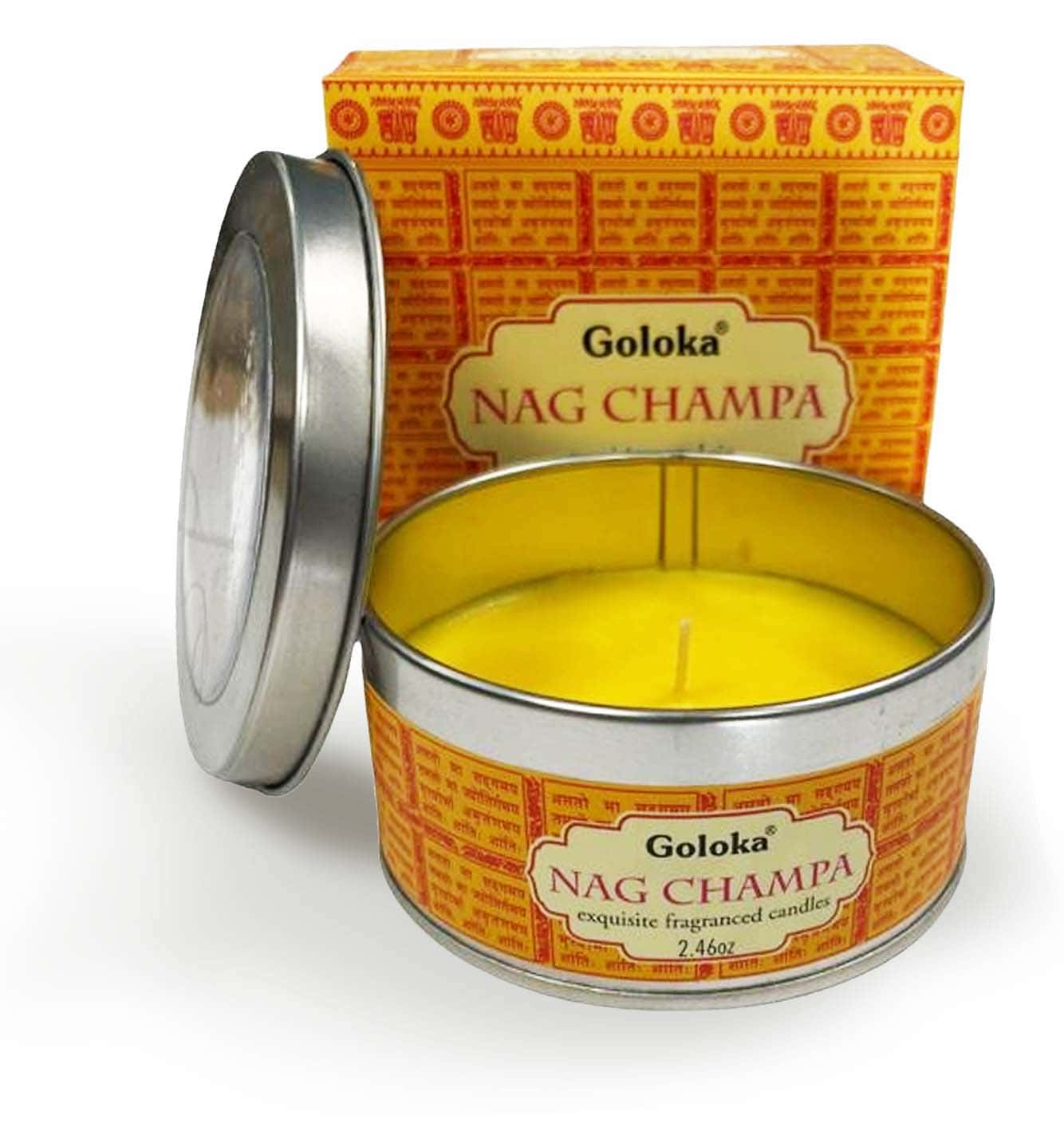 Goloka Nag Champa Scented Candle 70g