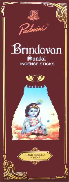 Brindavan sandal padmini hexagonal incense 20 stks