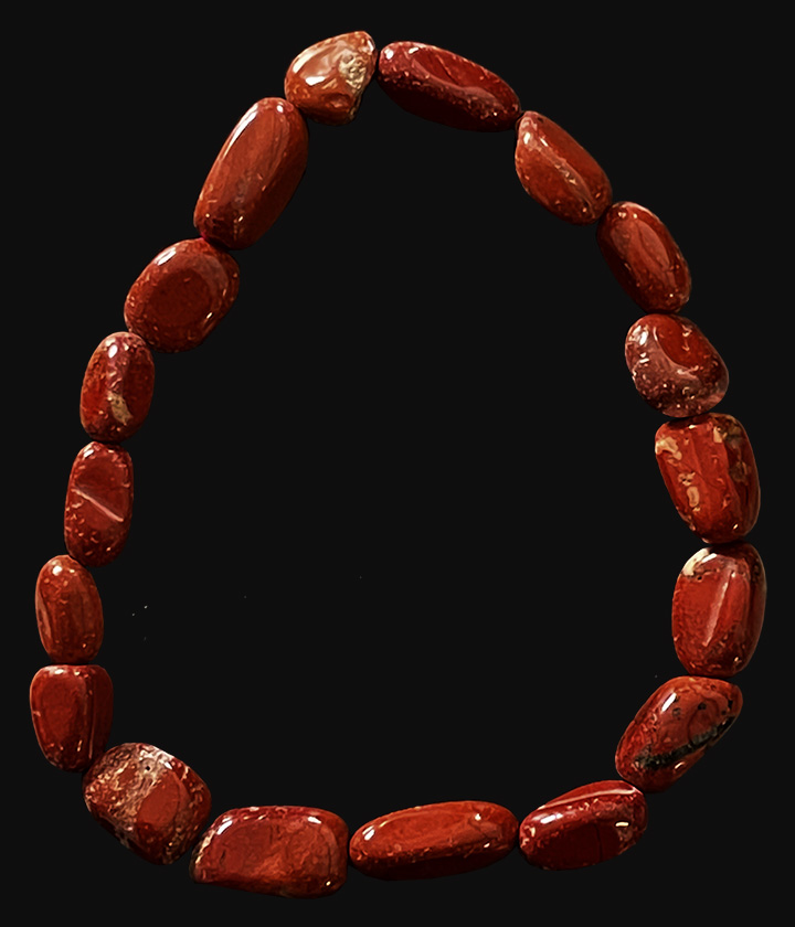 Red Jasper Bracelet A rolled stones