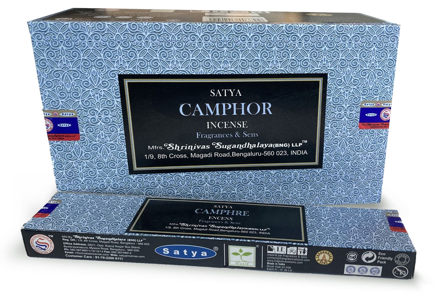 Camphor Satya Fragrances & Sens incense 15g