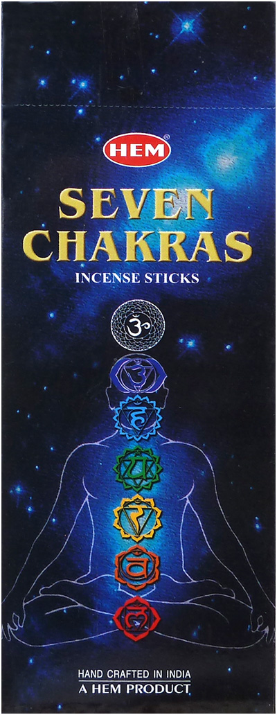 Hem seven chakras hexa incense 20g