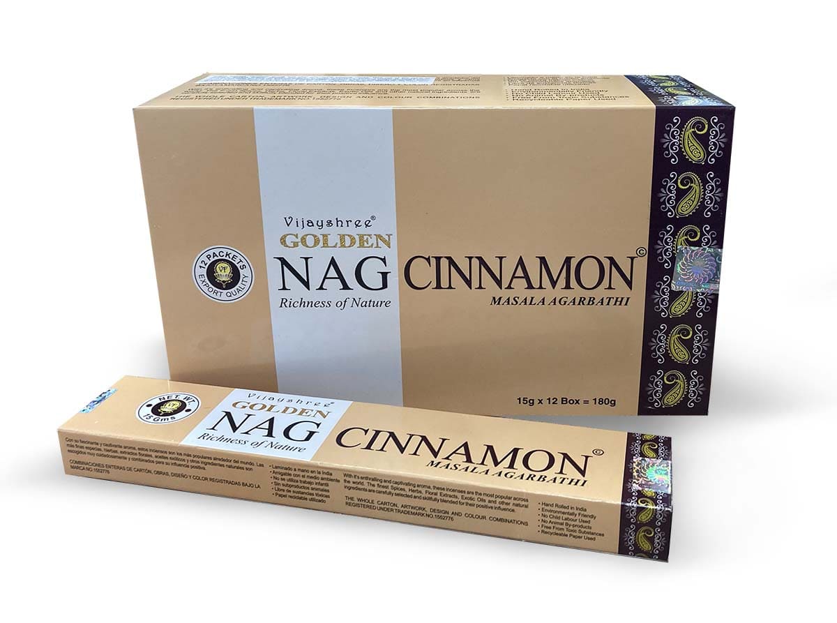 Vijayshree incense Golden Nag Cinnamon 15g