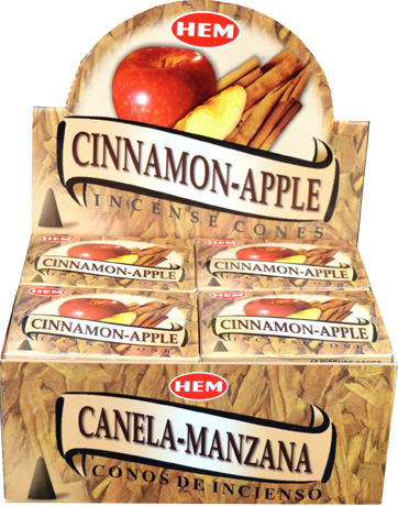 Cinnamon Apple Hem incense cones