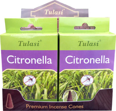 Incense tulasi sarathi cones citronella