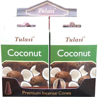 Incense tulasi sarathi cones coconut