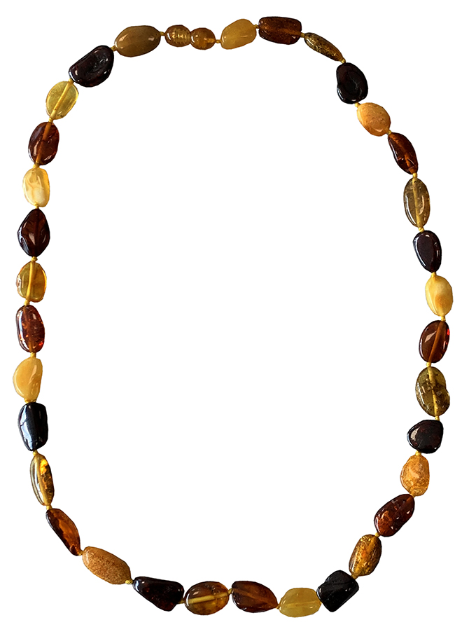 Baltic Amber A Necklace multicolor 50cm