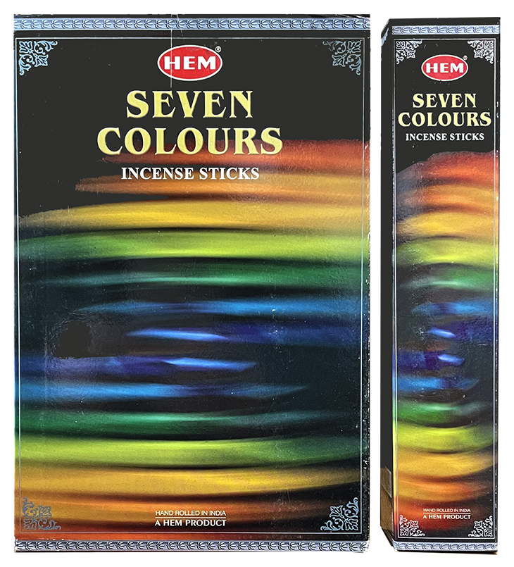 Incense hem seven colors  pouch