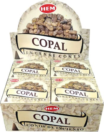 Copal hem incense cones