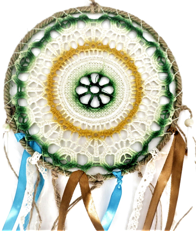 Dream catcher fabric embroidered color 20cm