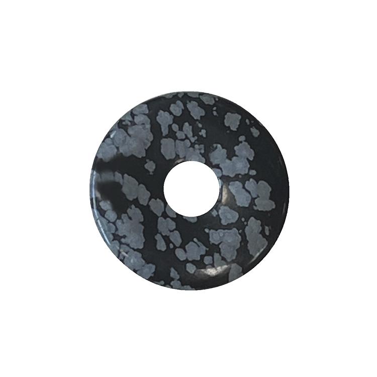 Snowflake Obsidian donut 3cm