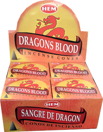 Hem incense dragon's blood cones