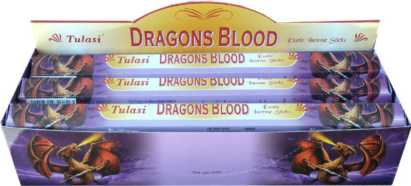 Incense tulasi sarathi dragon's blood hex 20g