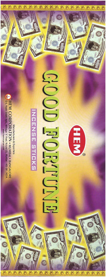 Incense hem good fortune hexa 20g