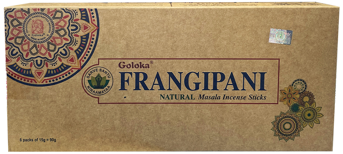 Goloka Frangipan Natural masala  6x15g