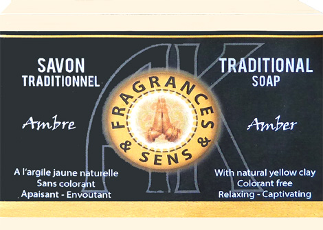 Fragrances & sens amber soap 100g
