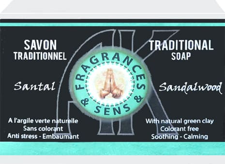 Fragrances & sens sandal soap 100g