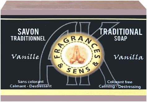 Fragrances & sens vanilla soap 100g