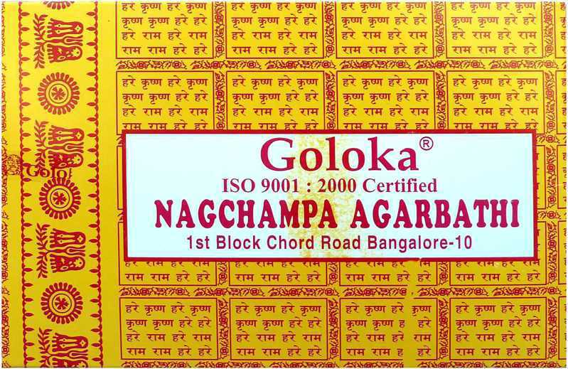 Goloka Nag Champa incense 16g