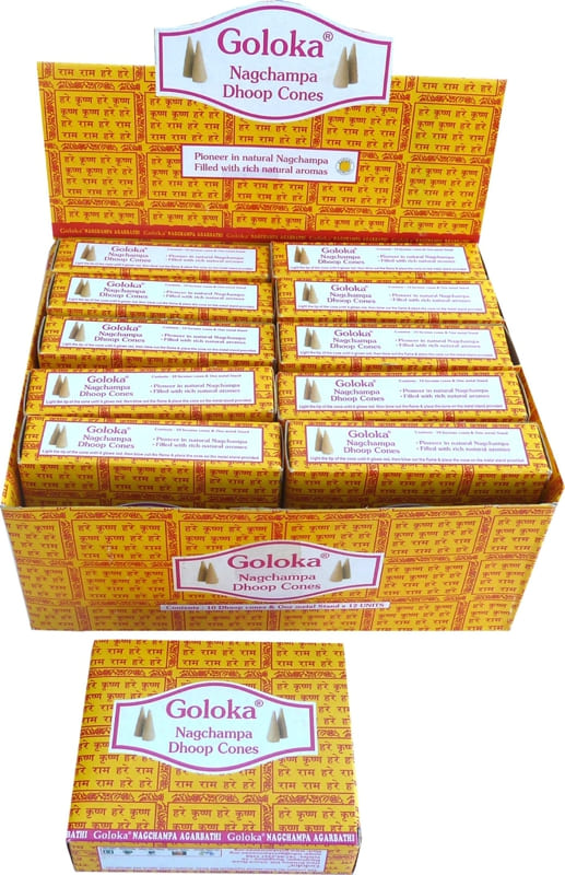 Incense Goloka cones Nag Champa