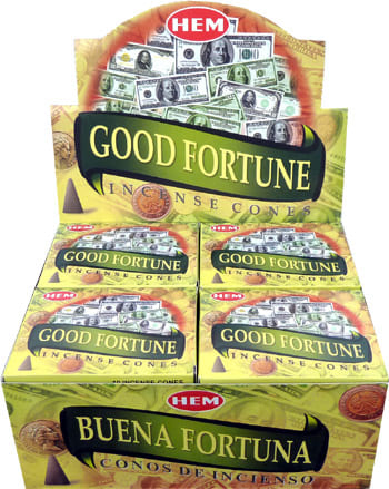 Hem incense good fortune cones