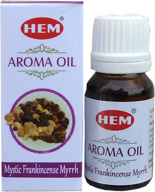 Perfumed HEM oil mystic frankincense myrrh 10ml