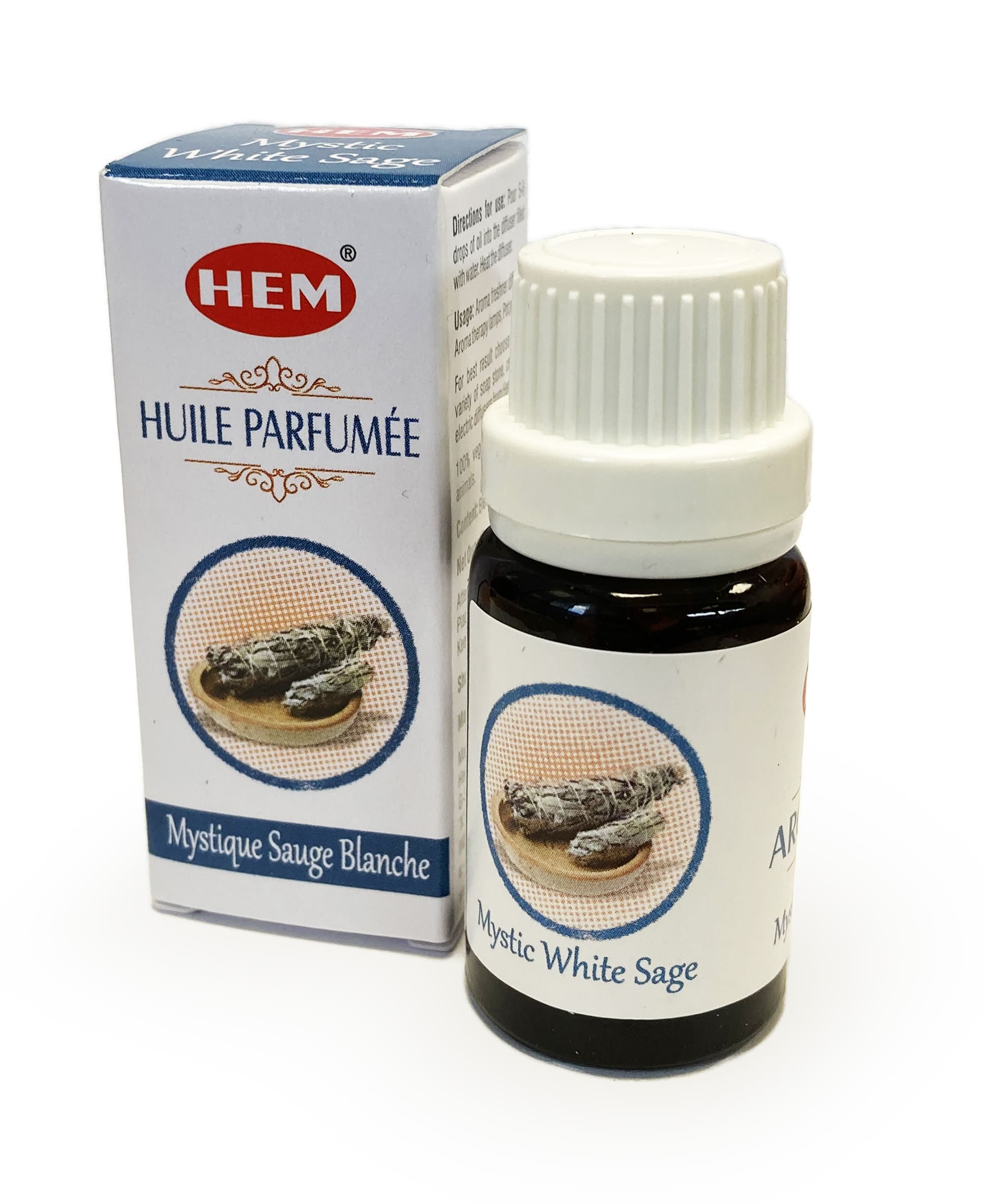 HEM Mystic White Sage Scented Oil 10ml x 12