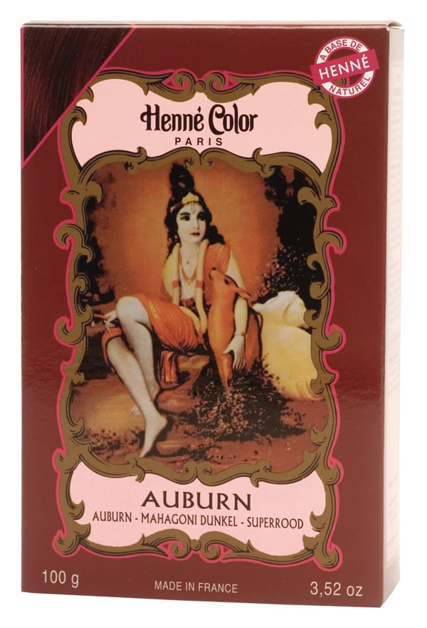 Pack of 6 henna color auburn 100g