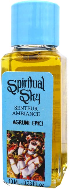 Pack of 6 scented oils spiritual sky citrus spice 10mls