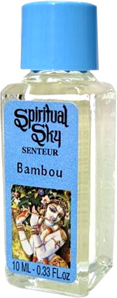 Pack of 6 scented oils spiritual sky bamboo 10ml