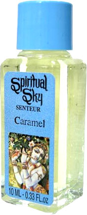 Pack of 6 perfumed oils spiritual sky caramel 10ml