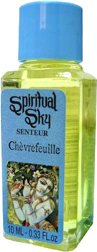 Pack of 6 perfumed oils spiritual sky honeysuckle 10ml